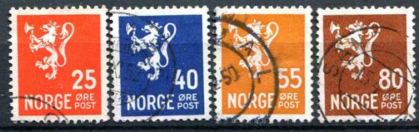 Norge Afa 333 - 36 Stemplet