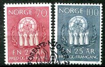 Norge Afa 624 - 25 Stemplet