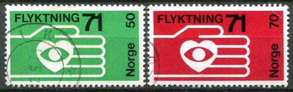 Norge Afa 636 - 37 Stemplet