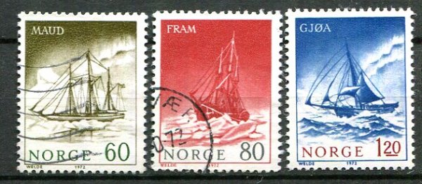 Norge Afa 663 - 65 Stemplet
