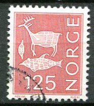 Norge Afa 711 Stemplet