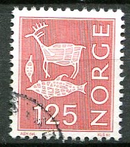 Norge Afa 711 Stemplet