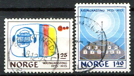 Norge Afa 726 - 27 Stemplet