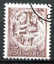 Norge Afa 732 Stemplet