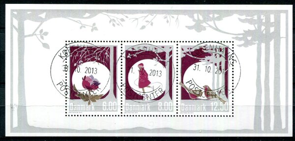 Danmark Afa 1756A - 59A Stemplet Miniark