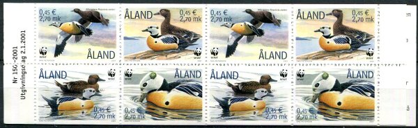 Åland Afa 186 - 89 Stemplet Hæfte