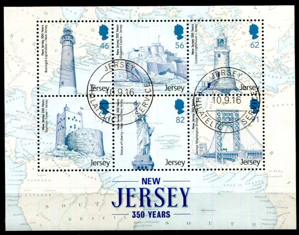 Jersey Afa 1851 Stemplet Miniark