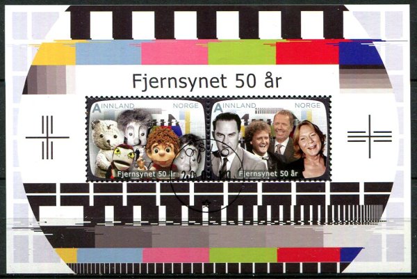 Norge Afa 1727 Stemplet Miniark