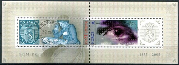 Norge Afa 1544 - 45 Stemplet Miniark