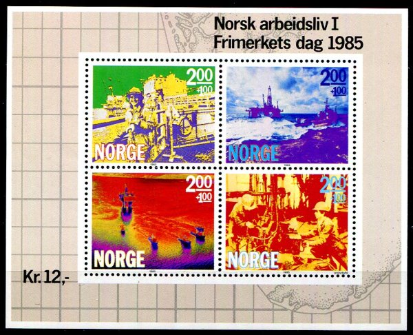 Norge Afa 938 Postfrisk Miniark