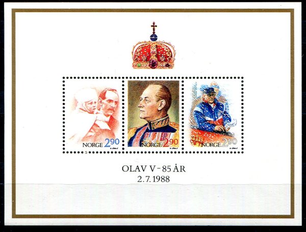 Norge Afa 996 Postfrisk Miniark