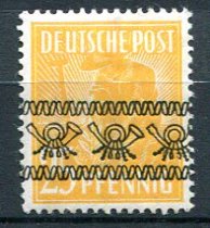 Engelsk og Amerikansk Zone Afa 10 Ustemplet