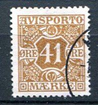 Danmark Afa 19 Stemplet Avisporto