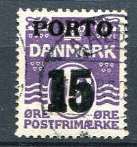 Danmark Afa 32 Stemplet Portomærker