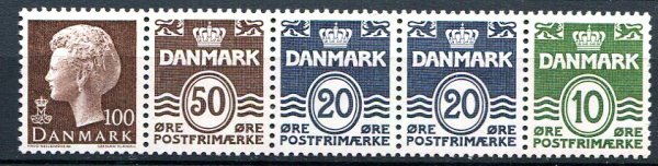 Danmark Afa HS 01 Stemplet Hæftesammentryk