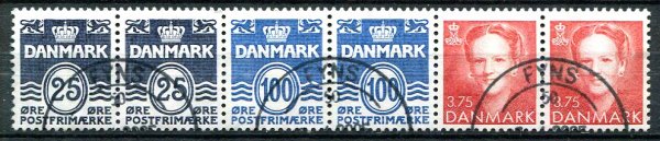 Danmark Afa HS 18 Stemplet Hæftesammentryk
