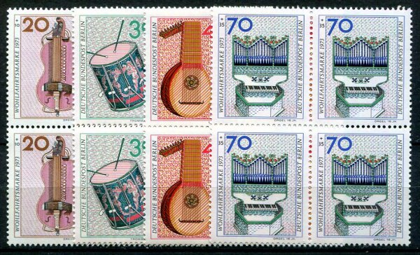 Berlin Afa 457 - 60 Postfrisk 4 - blok