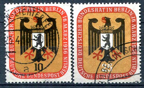 Berlin Afa 134 - 35 Stemplet