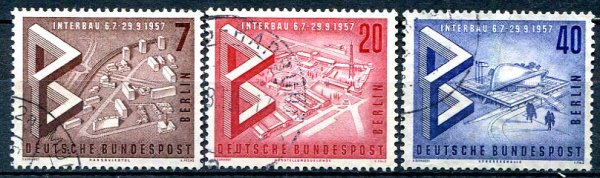 Berlin Afa 159 - 61 Stemplet