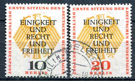 Berlin Afa 163 - 64 Stemplet