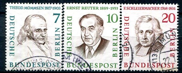 Berlin Afa 177 - 79 Stemplet