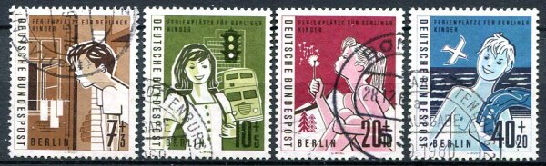 Berlin Afa 192 - 95 Stemplet