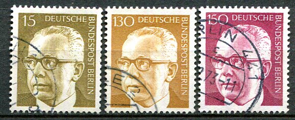 Berlin Afa 425 - 27 Stemplet
