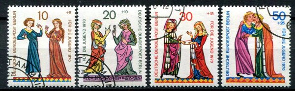 Berlin Afa 352 - 55 Stemplet