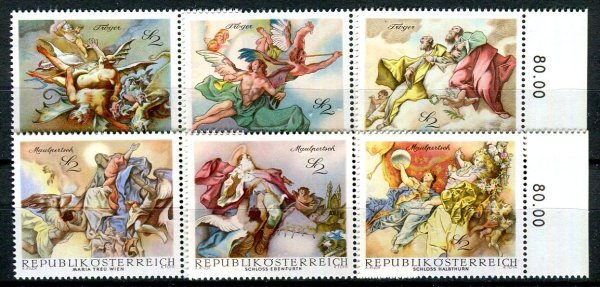 Østrig Afa 1178 - 83 Postfrisk