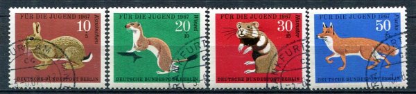 Berlin Afa 281 - 84 Stemplet