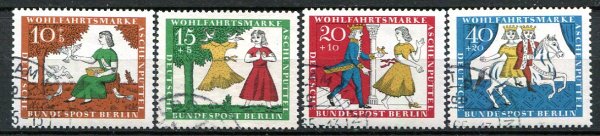 Berlin Afa 252 - 55 Stemplet