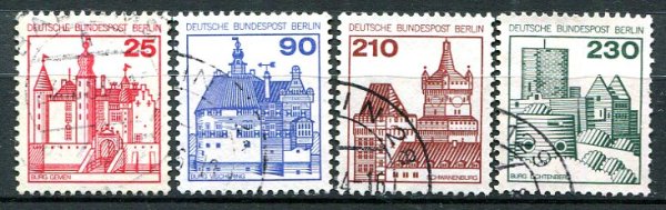 Berlin Afa 585 - 88 Stemplet