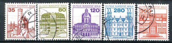 Berlin Afa 671 - 75 Stemplet