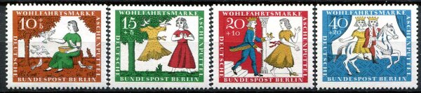 Berlin Afa 252 - 55 Postfrisk