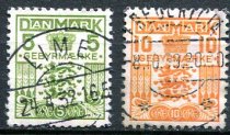 Danmark Afa 4 - 5 Stemplet Gebyr