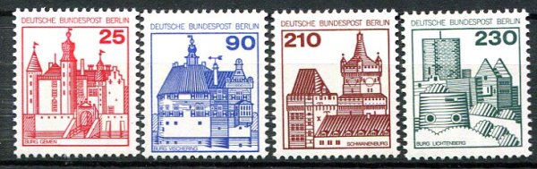 Berlin Afa 585 - 88 Postfrisk