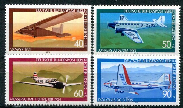 Berlin Afa 590 - 93 Postfrisk