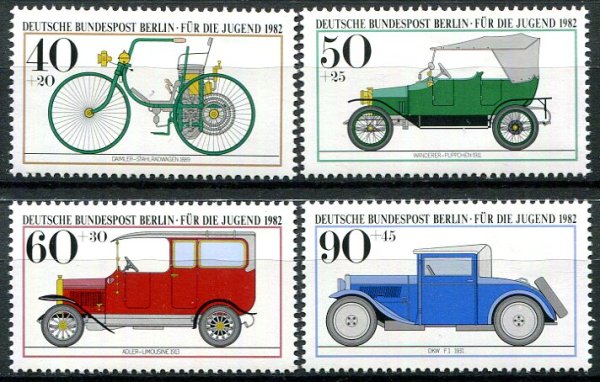 Berlin Afa 658 - 61 Postfrisk