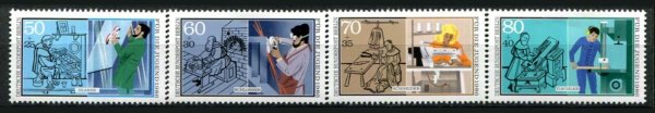 Berlin Afa 753 - 56 Postfrisk
