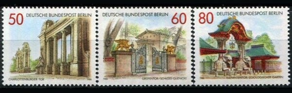 Berlin Afa 759 - 61 Postfrisk