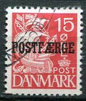 Danmark Afa 16 Stemplet Postfærge