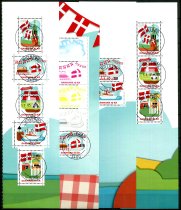 Danmark Afa 1961A - 64A Stemplet Miniark