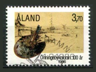 Åland Afa 19 Stemplet