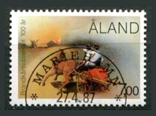 Åland Afa 23 Stemplet