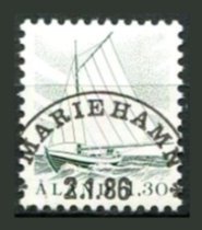 Åland Afa 14 Stemplet