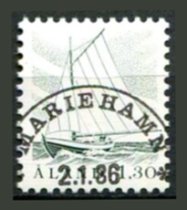 Åland Afa 14 Stemplet