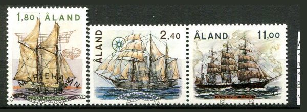 Åland Afa 28 - 30 Stemplet