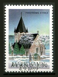 Åland Afa 31 Stemplet