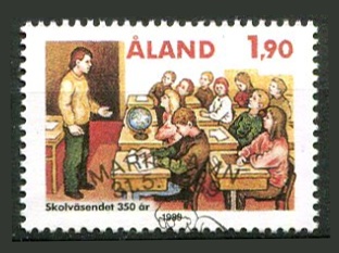 Åland Afa 36 Stemplet