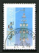 Åland Afa 10a Stemplet